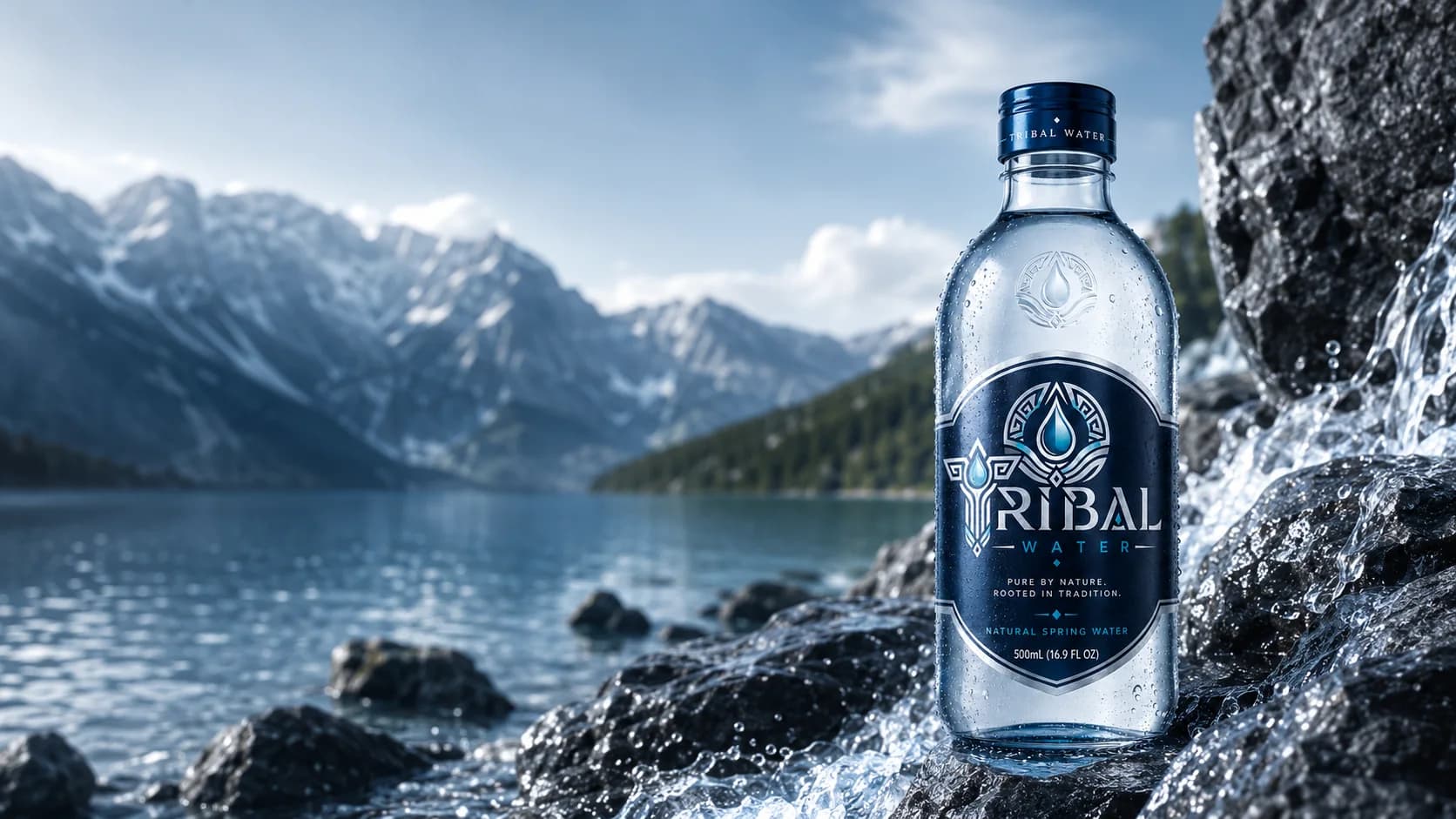 Tribal Water brand study exploring source and stewardship