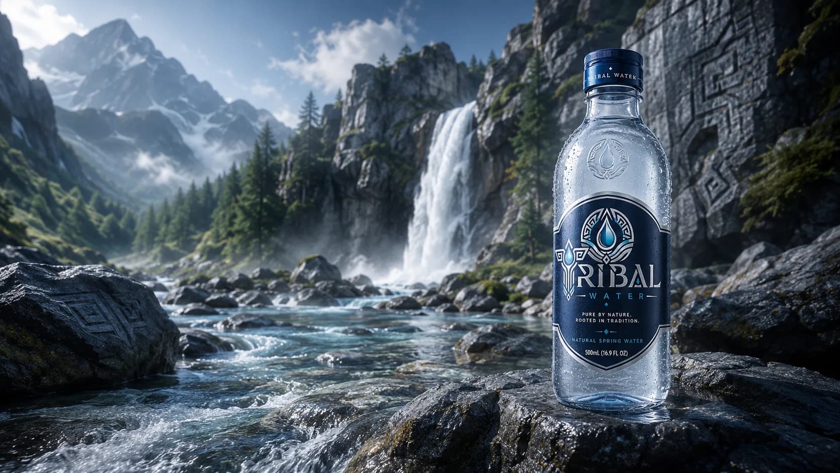 Tribal Water format study across still-water bottle sizes
